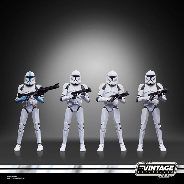 Star Wars The Vintage Collection Phase I Clone Trooper Action Figure 4-Pack