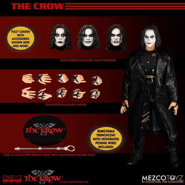 Mezco Toyz One:12 Collective The Crow Action Figure