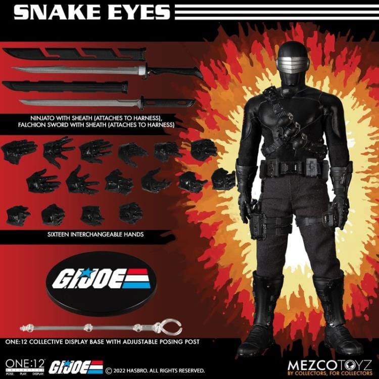 One:12 Collective G.I. Joe Snake Eyes Deluxe Edition Action Figure