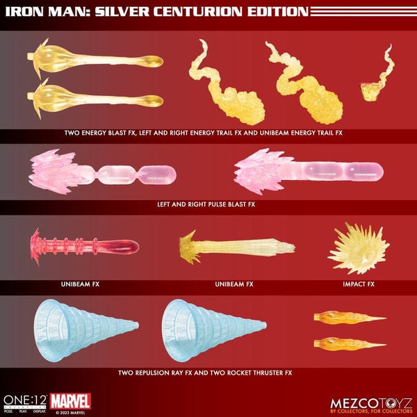 One:12 Collective Marvel Iron Man: Silver Centurion Action Figure