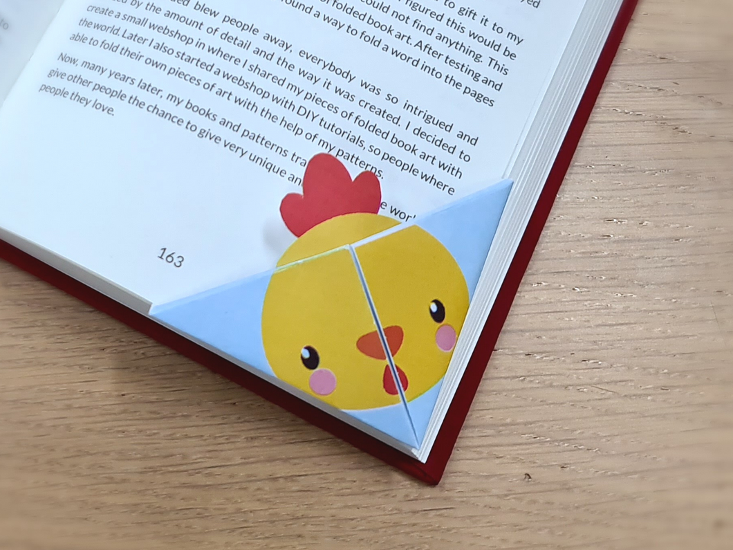 DIY Bookmark Chicken