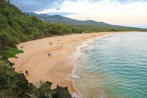 Hawaiian cove shoreline