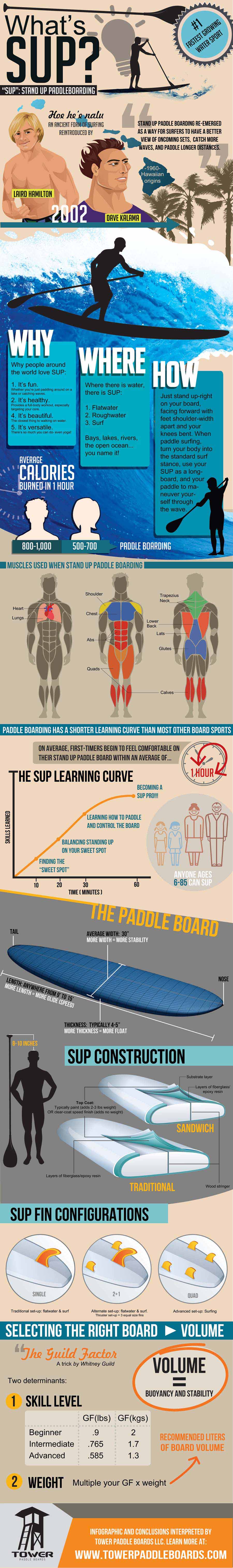 Stand Up Paddle Boarding Infographic