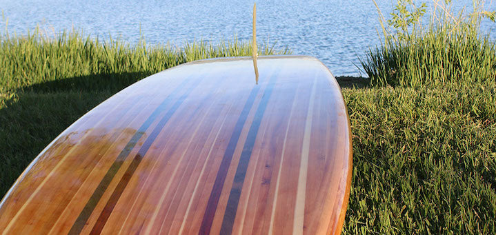 underside of a wood board