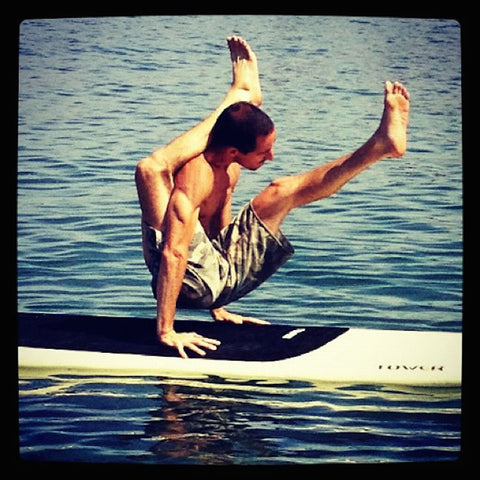 Yoga on a Paddle Board