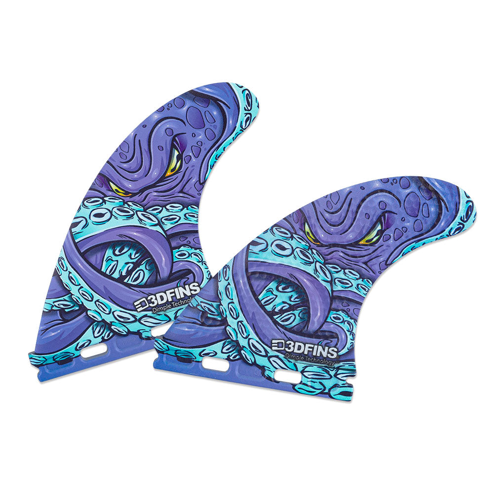 All Rounder Twin Set - Medium - Futures - Kracken (4.6 Inches) - Wake Surfing Fins product image