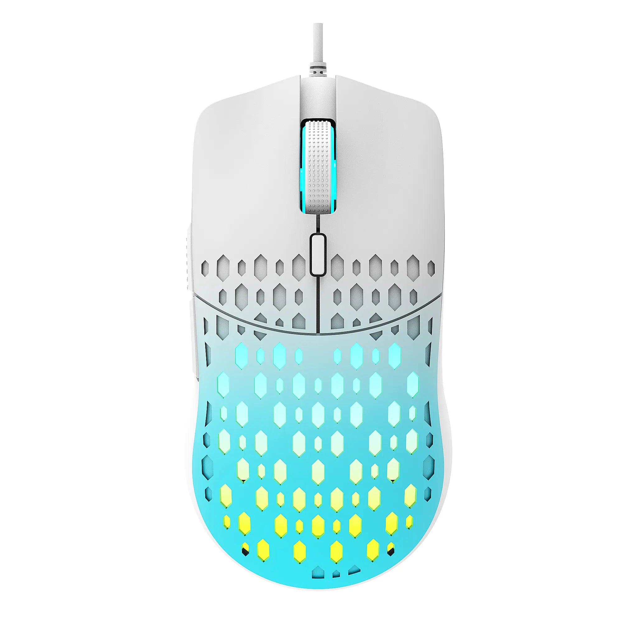 Ergonomic Wired Gaming Mouse RGB Adjustable 3600 DPI Macro Programmable Mice for PUBG