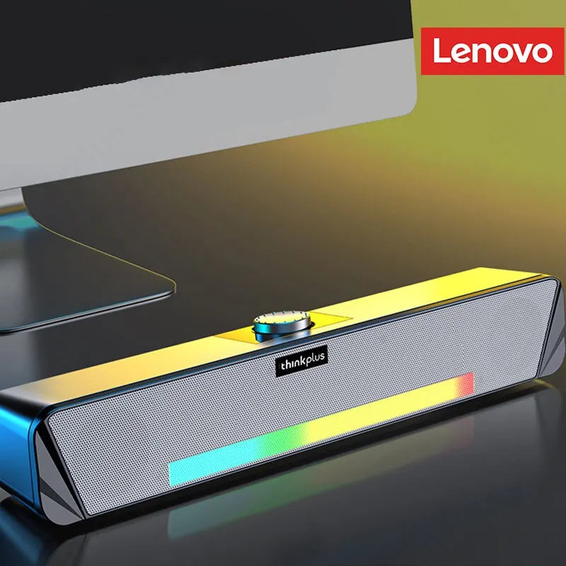 Lenovo TS33 Wired Bluetooth 360 Home Movie Surround Sound Speaker Subwoofer with Active Noise-Cancellation Desktop Computer Notebook Mobile