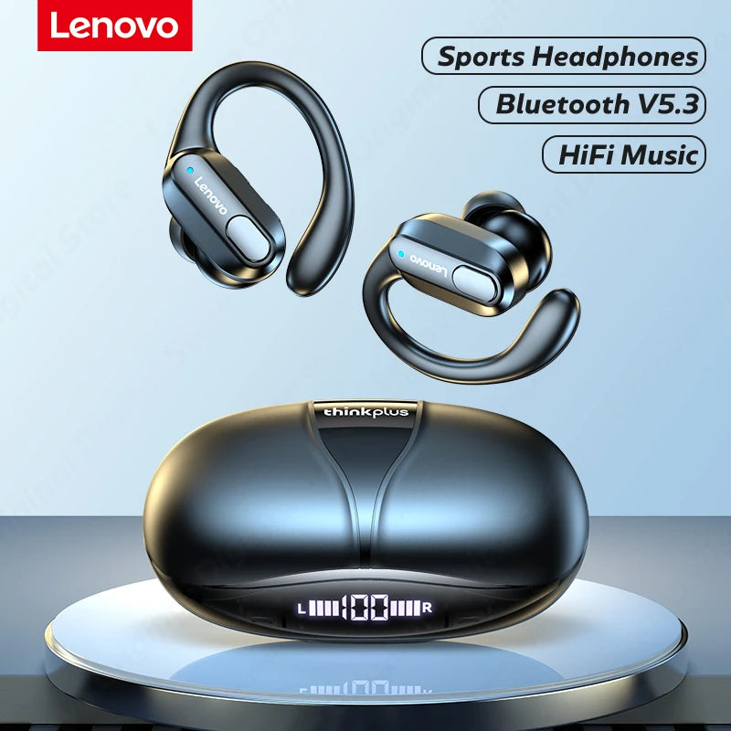 Sports Gaming XT80 Bluetooth Wireless 5.3 Earphones Noise Reduction Earhooks Waterproof