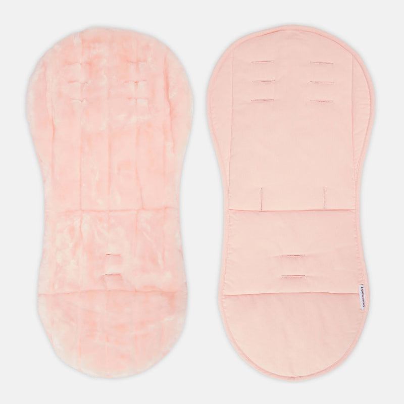 pink fur pram liner