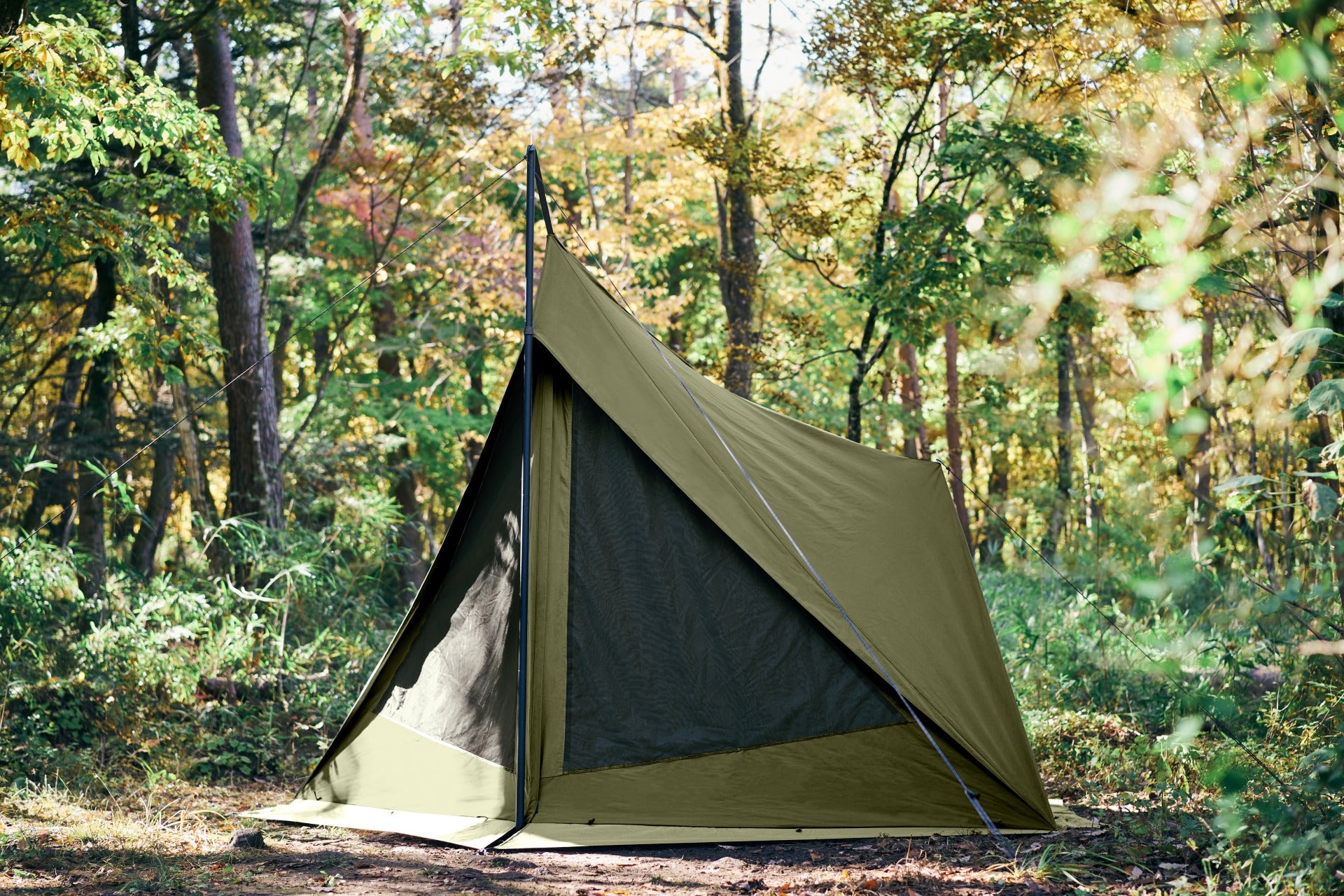 Diamond Fort TC Solo Tent (Gunmaku Pup Tent) Khaki - Tokyo Craft [Official]  – TOKYO CRAFTS