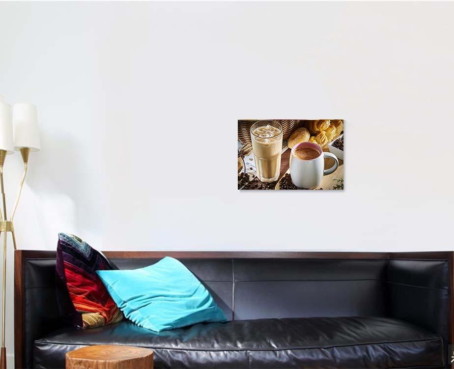 Cold And Hot Coffee - Canvas Art Wall Decor