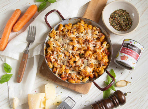 Bolognese Hörnchen mit Gewürz quer