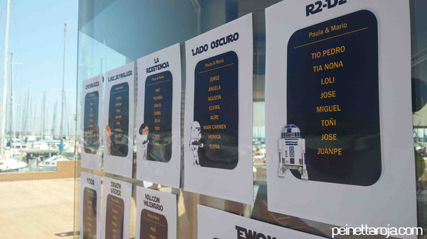 Organizamos una candy bar sobre Star Wars para una comunión