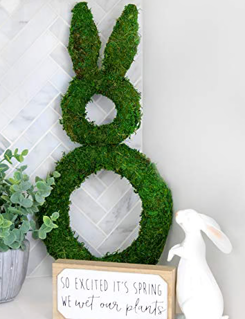 bunny shaped wreath