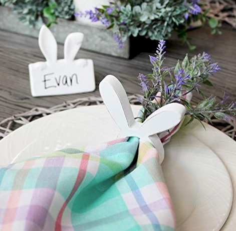 bunny place card holders