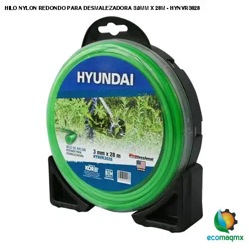 Hilo Nylon Redondo Para Desbrozadora Desmalezadora de 2.4 mm (0.095) x 15m  HSKR2415 Para HKD5200