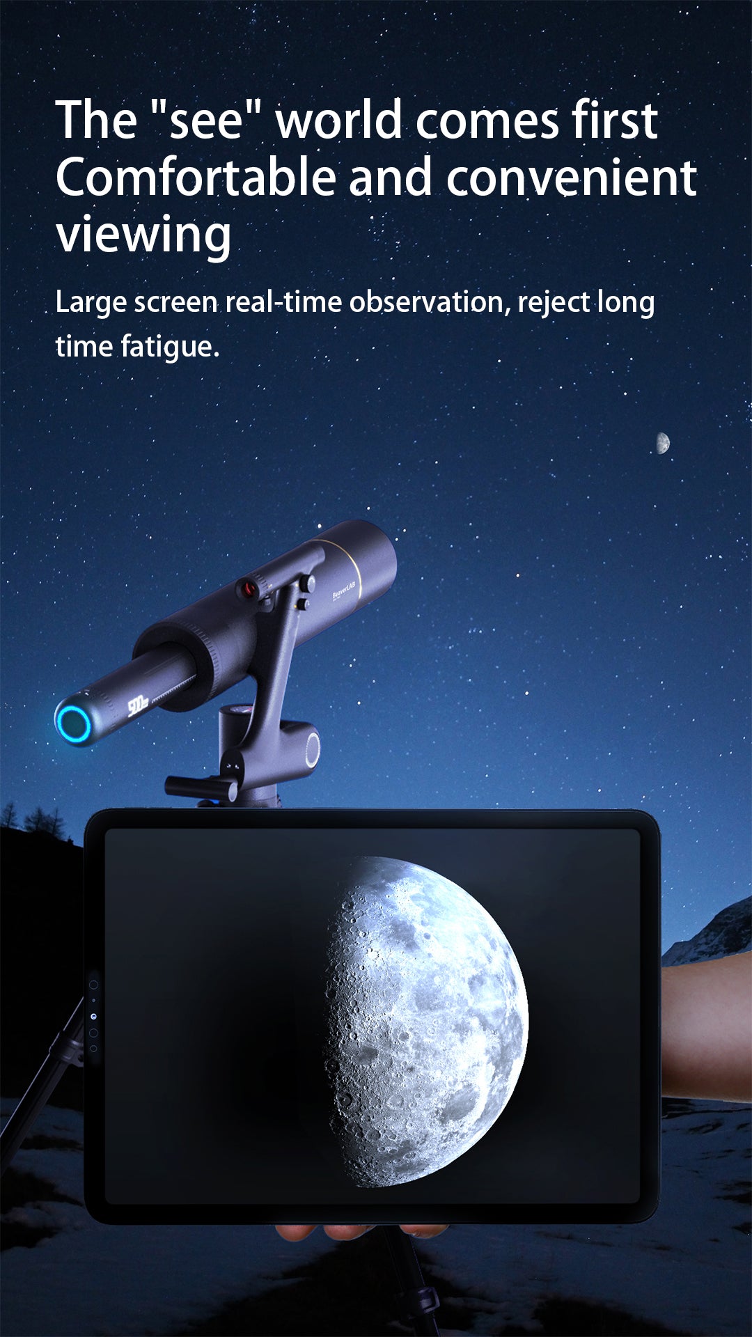 Beaverlab Smart Telescope for seeing farther and clearer2