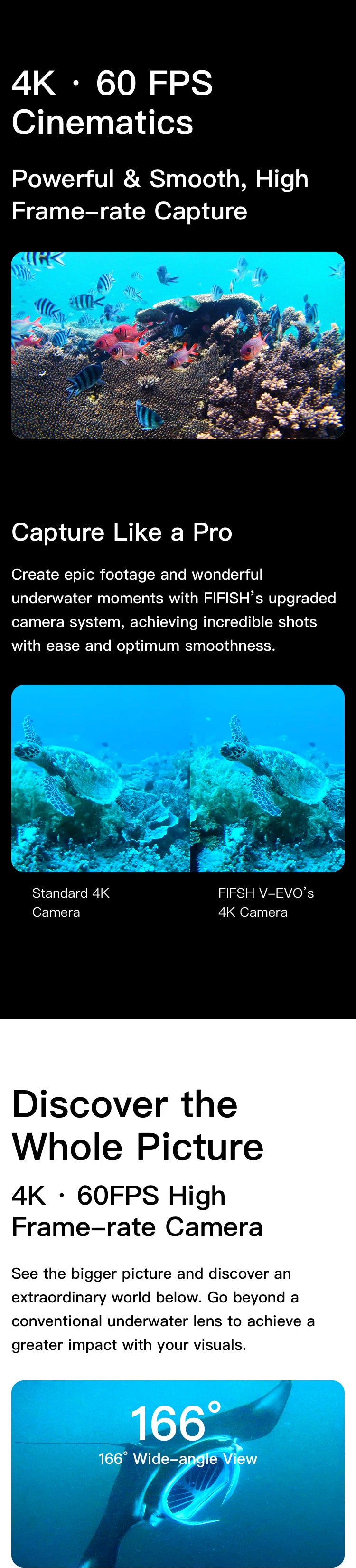 Qysea FIFISH V-EVO OmniView 4K 60 FPS Underwater Drone0