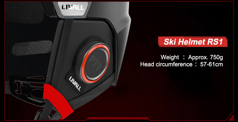 LIVALL RS1 Smart Ski Helmet in action, enhancing safety on the slopes1