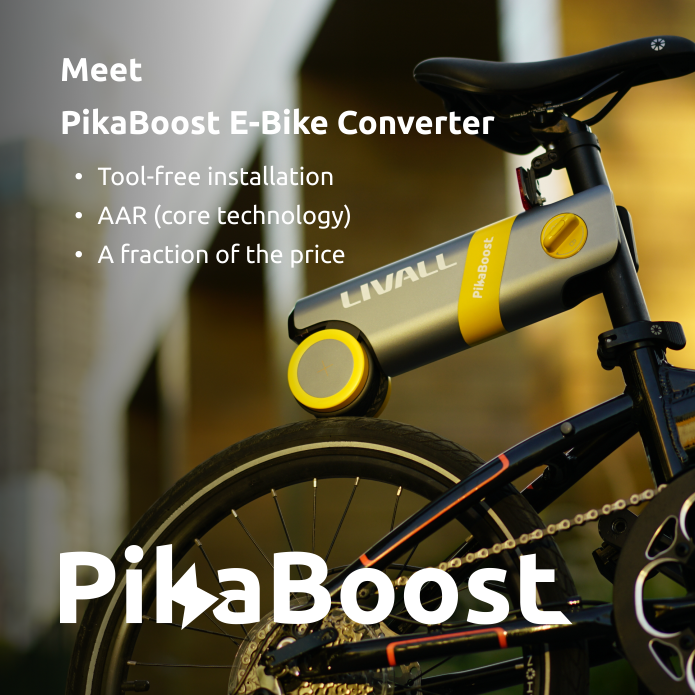 LIVALL PikaBoost E-bike Conversion Kit for transforming traditional bicycles into electric bikes22