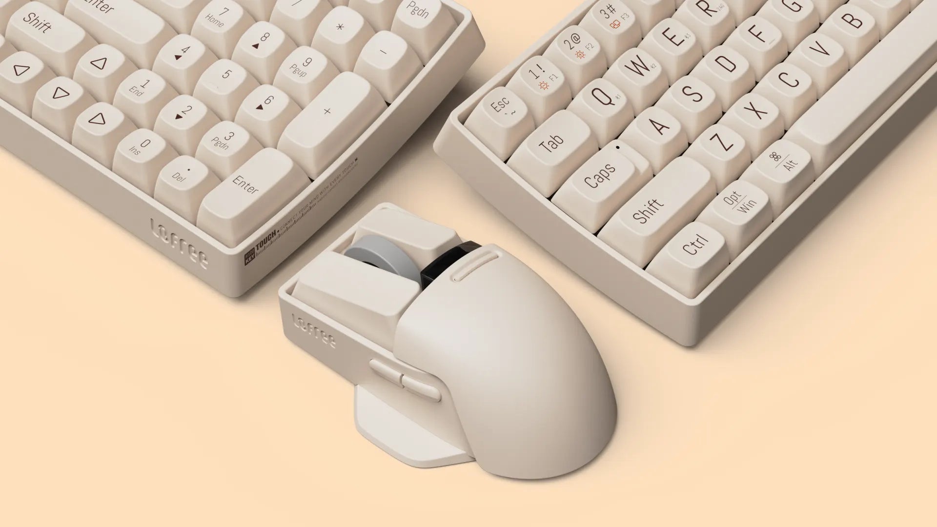 LOFREE TOUCH PBT Detachable Wireless Mouse