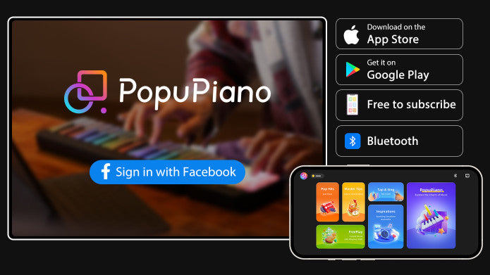 PopuMusic PopuPiano smart portable piano for music enthusiasts9