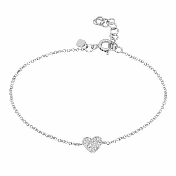 Pave Heart Bracelet | Sachi