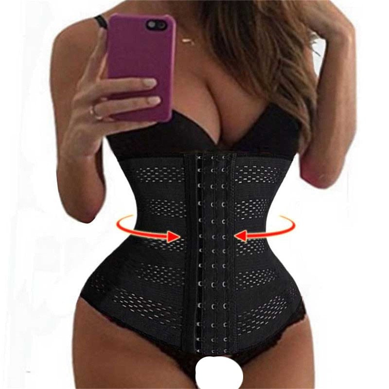 SEXYWG Slim Waist Trainer Back Support Belt Women Slimming Body