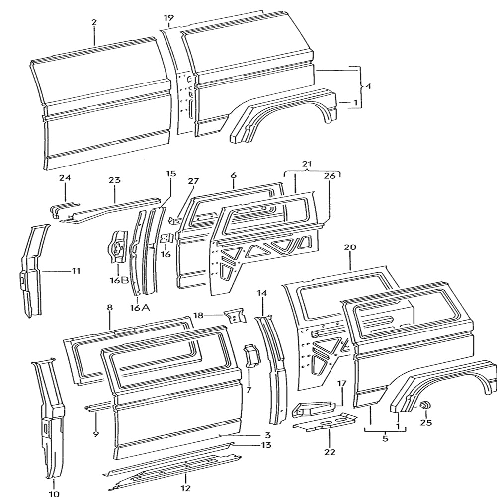 Body Panels Rear Side GoWesty