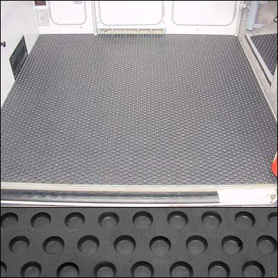 Rubber Floor Mat, 2-Color Cat® Logo - Cat® Work Truck - Tool Boxes