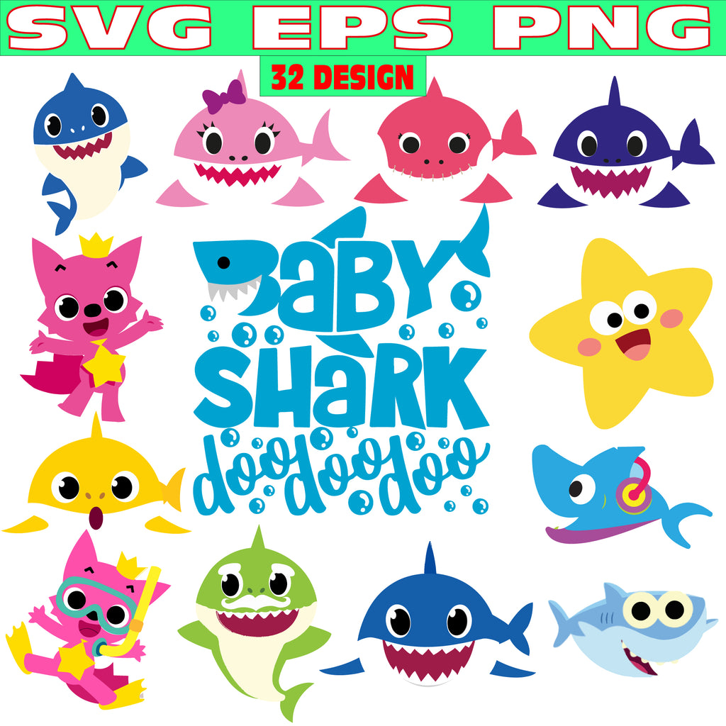 Free Free 327 Baby Shark Cricut Svg SVG PNG EPS DXF File