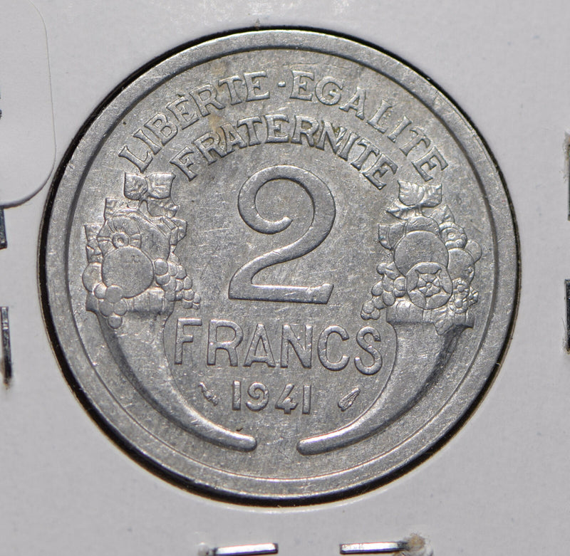 France 1941 2 Francs  900159 combine shipping