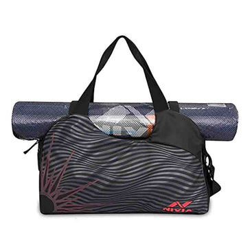 Red Yoga Mat Bag Gym Tote, All In One