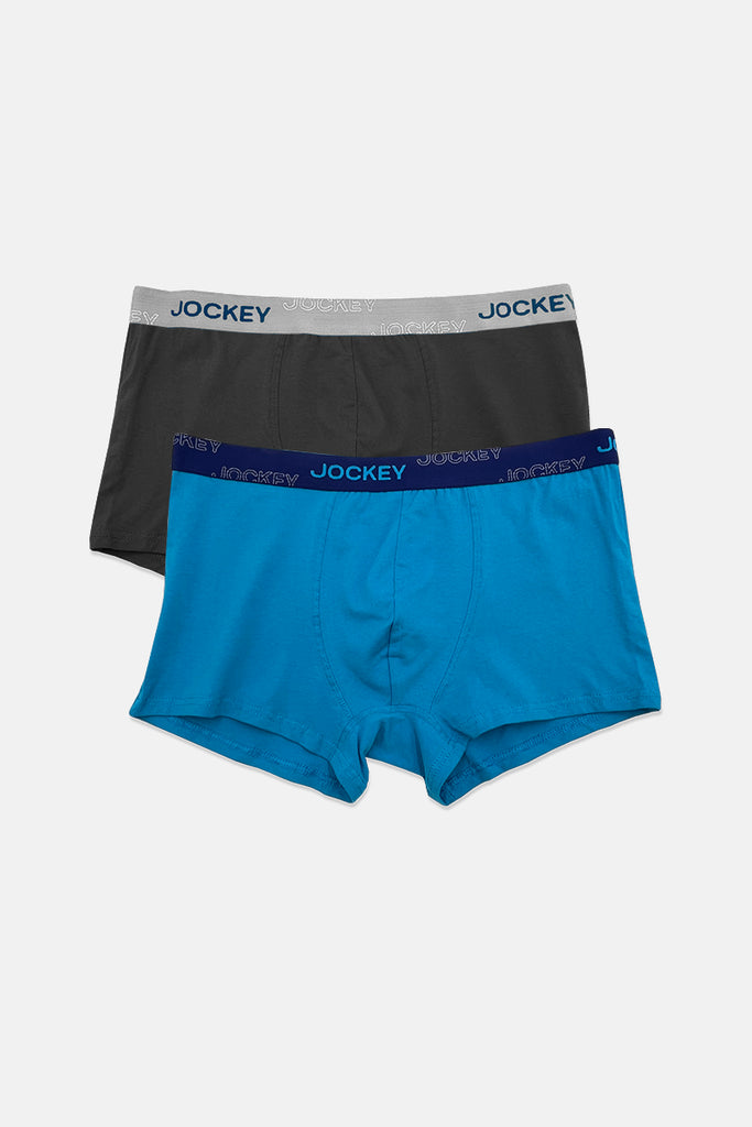 Jockey Underwear Mens Sz XL Boxer Briefs Blue Striped Comfort for sale  online