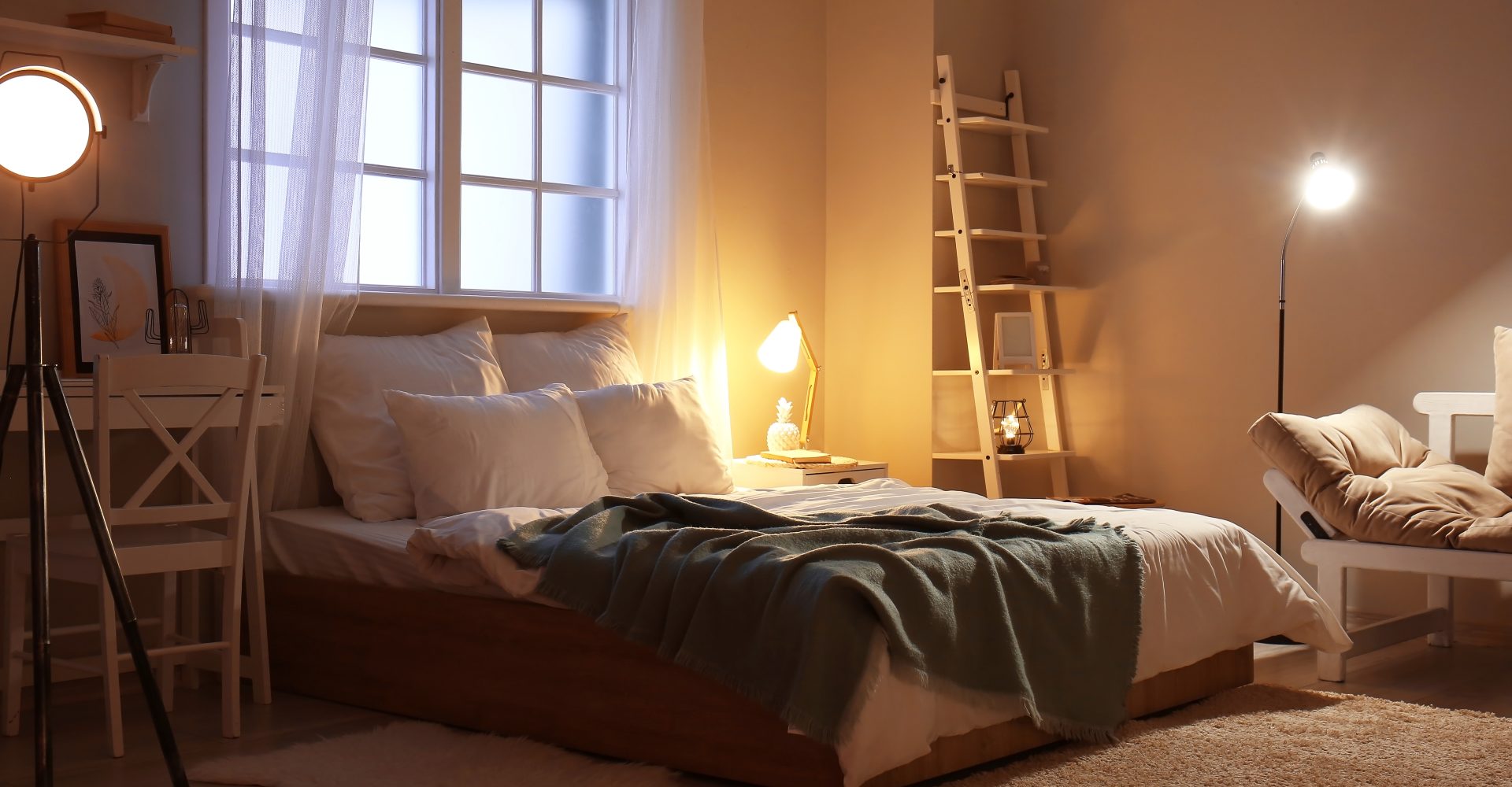 sleep environment with minimal light