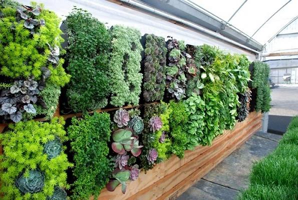  8 Pack Resin Wall Hanging Planter Pots Vertical Garden