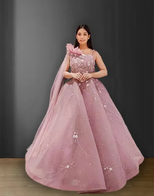 Amazon.com: Barbie Doll Fashionista, Light Pink Dress : Toys & Games