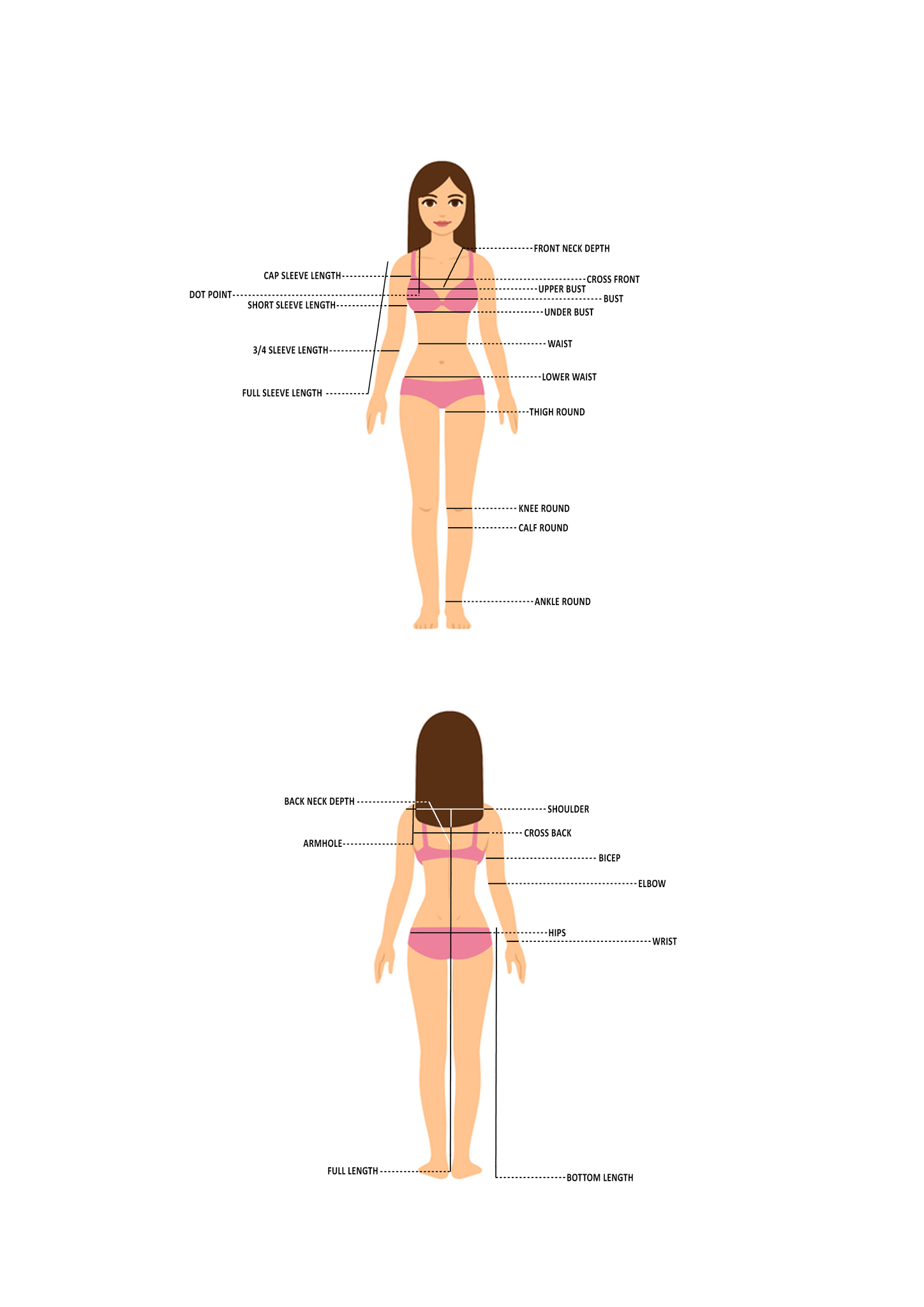 Size Chart & Measurement Forms – Shama's Collection