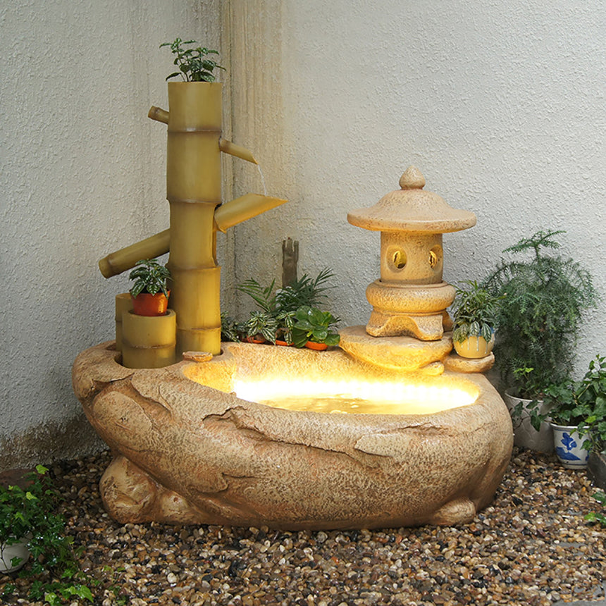 Leaping Fish Fountain - Traditional Asian Fountain