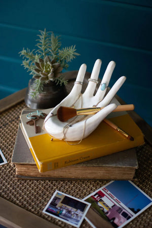 Ceramic Hand Ring Holder - Anemoia Mercantile
