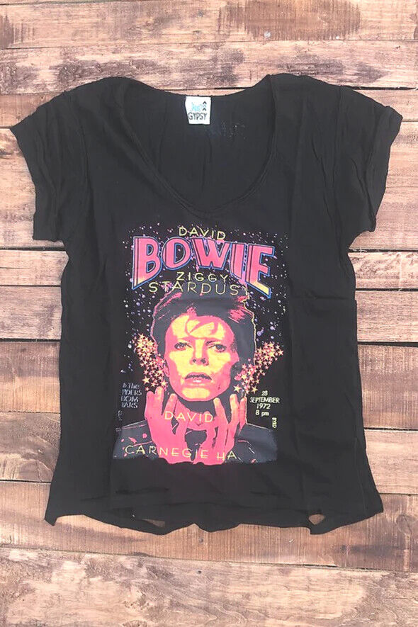 Vintage-Inspired Band Tee | David Bowie/Ziggy Stardust