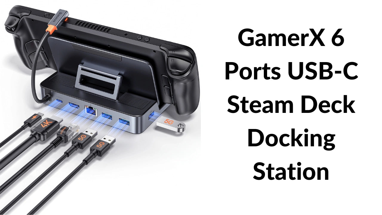 6-Port Steam Deck Docking Station