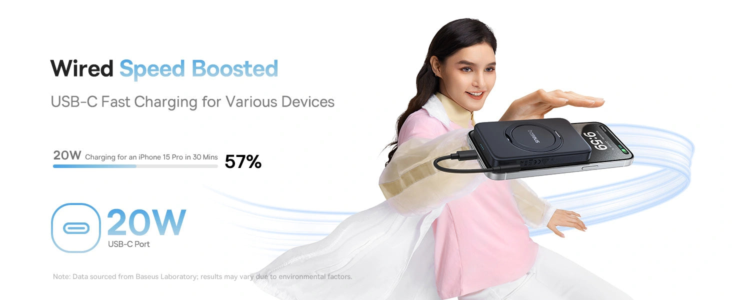 Baseus PicoGo Magnetic Power Bank Qi2 5000mAh 20W