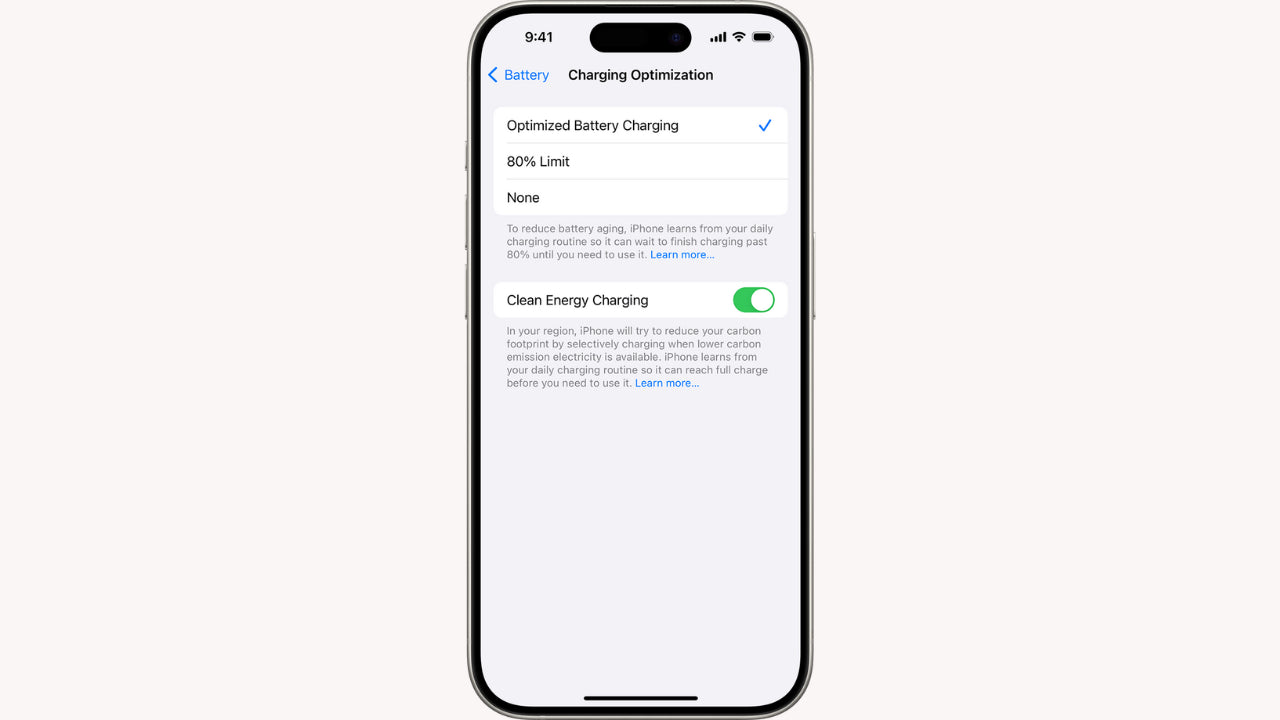How to Turn On Optimized Battery Charging