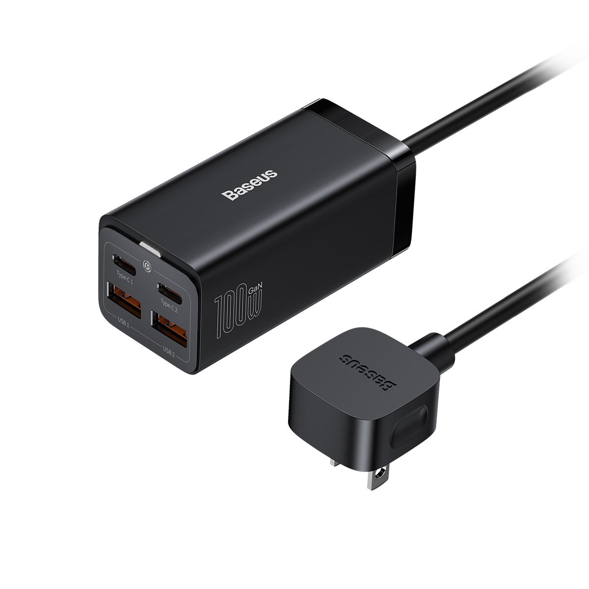 Baseus Câble USB-C vers USB-C et Prise carré Lenovo 100W Nylon 2m Flash  Noir - Câble & Adaptateur - LDLC