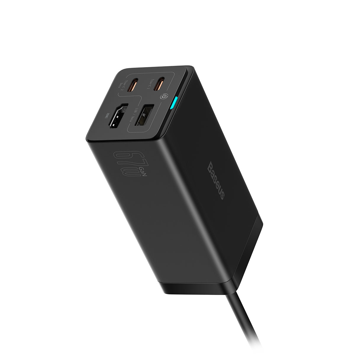 BASEUS - Chargeur USB C Rapide 65W GaN III Prise Multipl…