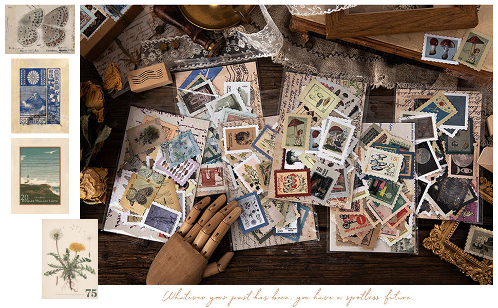 Vintage Postcard Travel Journal - A Beautiful Mess