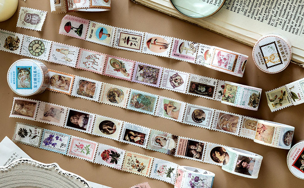 4Pack Stickers Decor Aesthetic Sticker Pack for Journal,Scrapbooking,DIY  Art Crafts,Album,Calendars 