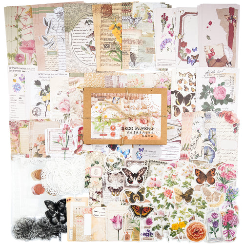 Fall Ephemera Book: One-Sided Decorative Paper for Junk Journaling,  Scrapbooking, Decoupage, Collages & Mixed Media (Junk Journal Supplies)